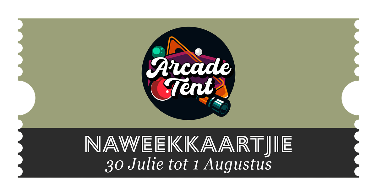 Arcade Tent Naweekkaartjie