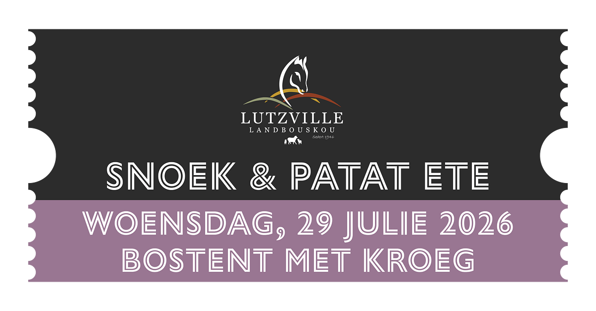 Snoek & Patat Ete